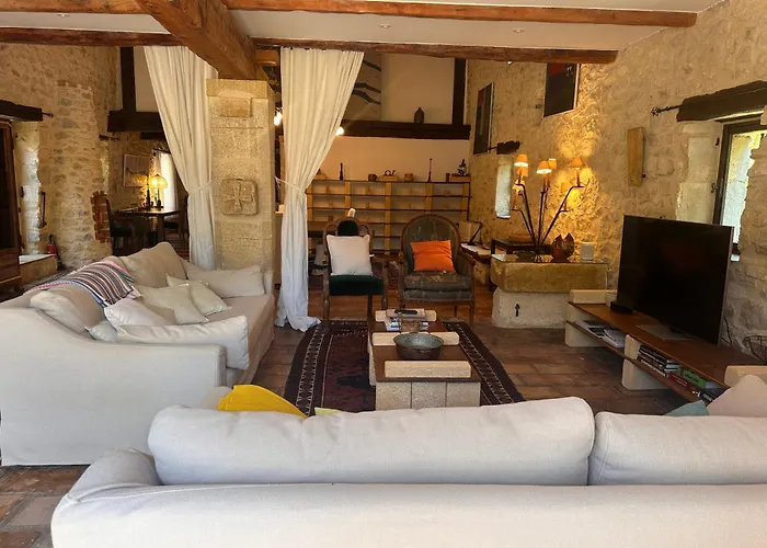 וילה Bergerie Renovee Avec Piscine Chauffee Et Terrain Cloture